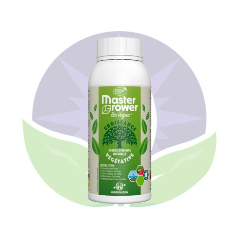 Master Grower Organic Vegan - Growth - 500ml and 1L - Hydropassion
