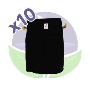 Lot 10 Pots textile 50L - 33 x 33 x 46cm - GreenCube