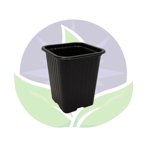 Godet pour semis en plastique 0,27L - 7 x 7 x 8cm