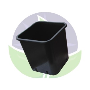 Pot en plastique 11L - 24 x 24 x 28 cm
