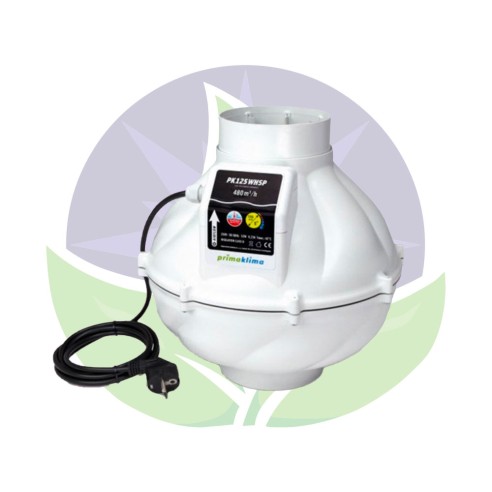 125mm - 480m³/h - WHSP - Air Extractor - 1 Speed - Prima Klima