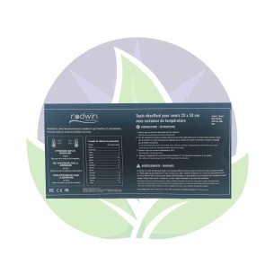 Heating mat M - 25x53cm - 20W - Dimmer - Rodwin