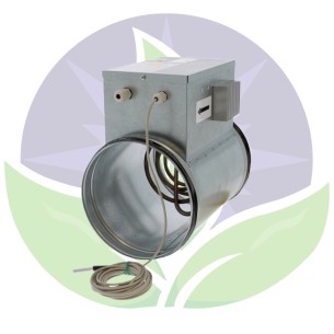 Duct heater - 200mm - 1200W - Built-in thermostat - VENTS