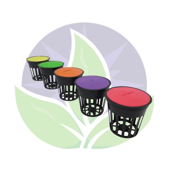 192 Neoprene 5cm colour discs - Neptune Hyproponics