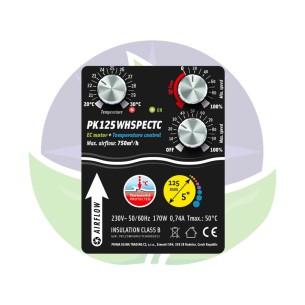 125mm - 800m³/h - PK125WHSPEC-TC - Air extractor - Thermo... 2
